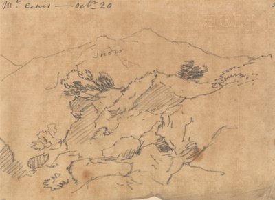 Mont Cenis, October 20 by John Robert Cozens